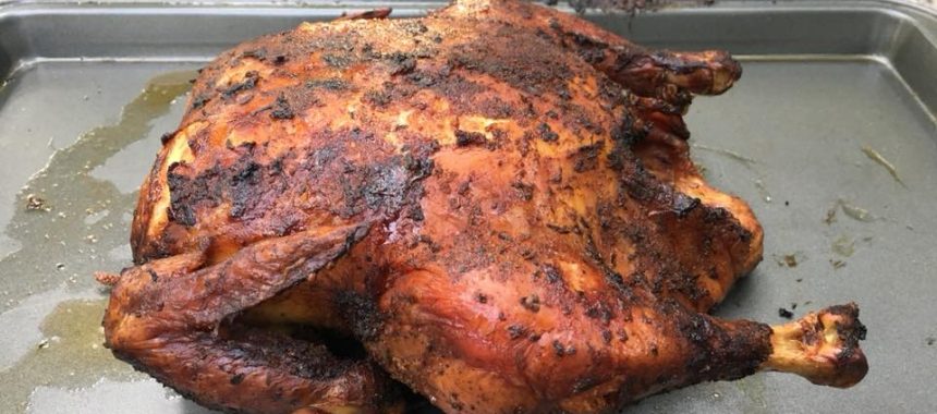 Habanero Cajun Blackened Smoked Chicken