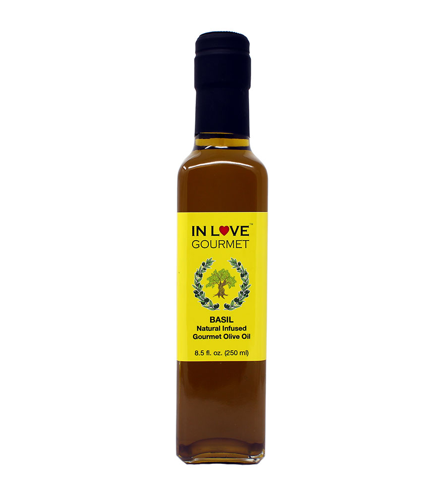 Basil Natural Flavor Infused Olive Oil 250ML/8.5oz Extra Virgin Basil Olive oil