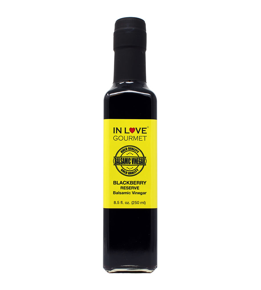 Blackberry RESERVE Balsamic Vinegar 250ML/8.5oz Ideal for use in Glazes on Meat and Poultry, Our Favorite Use Still Has to be as a Syrup on Ice Cream