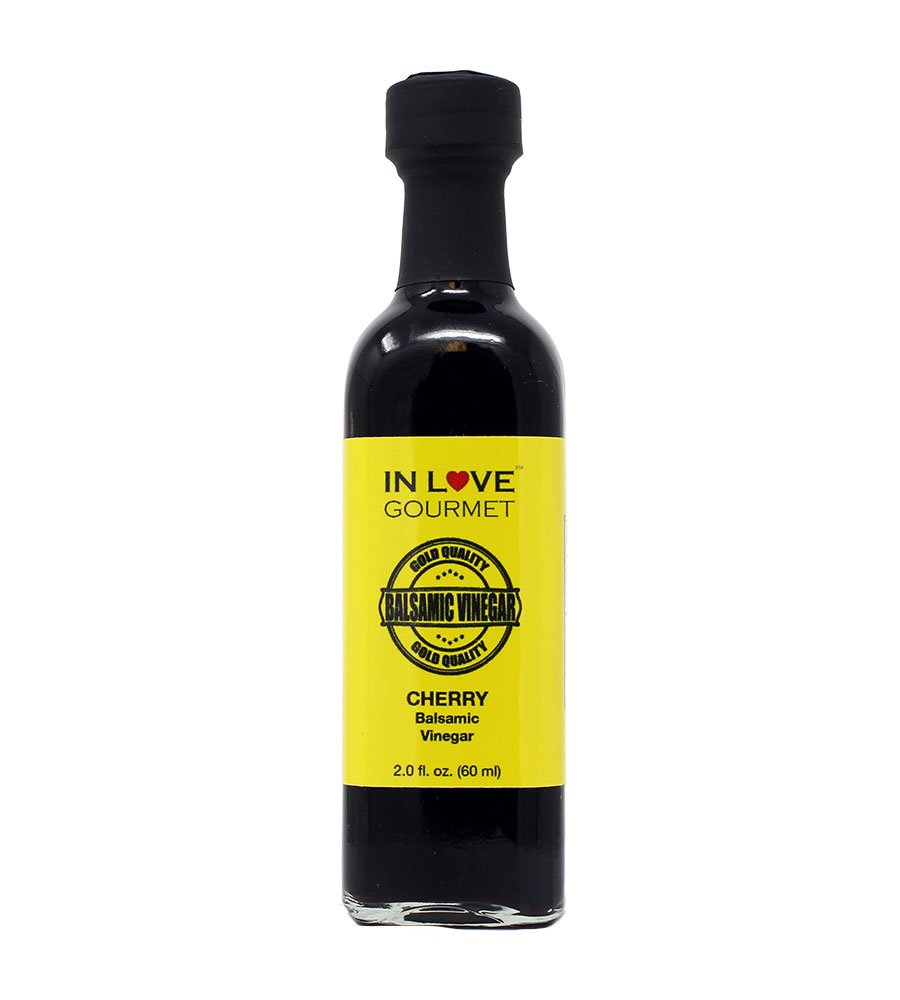 Cherry Balsamic Vinegar 60ML/2oz (Sample Size) Great on veggies and salads, Use with our Lemon Infused Olive Oil, YUMMY