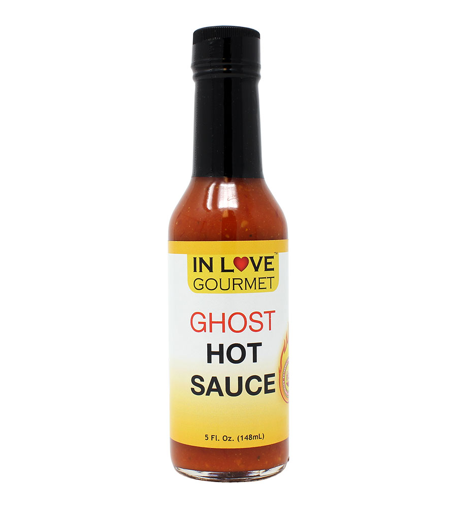 Ghost Pepper Hot Sauce 5 fl. oz. Bhut Jolokia Pepper Sauce Super Hot Sauce Massive Flavor