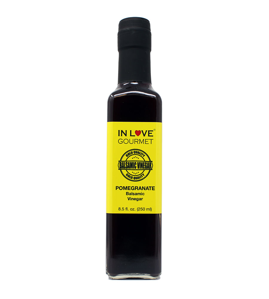 Pomegranate Balsamic Vinegar 250ML/8.5oz Great on Beef, Lamb and Poultry or Drizzled on Feta Cheese