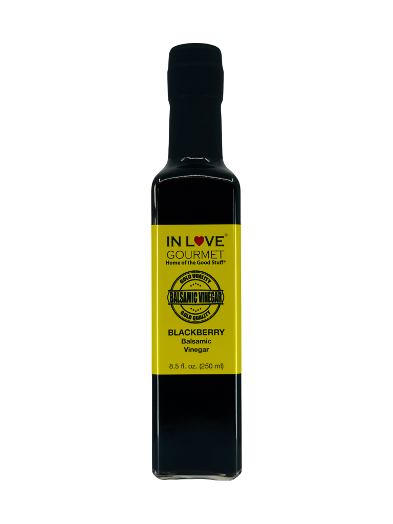 Blackberry Balsamic Vinegar 250ML/8.5oz Great on Fish, Chicken, Roasted Meats, Amazing on Ice Cream