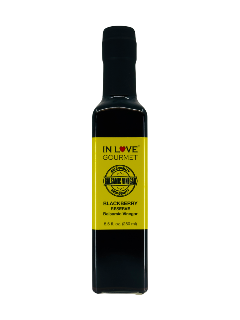 Blackberry RESERVE Balsamic Vinegar 250ML/8.5oz Ideal for use in Glazes on Meat and Poultry, Our Favorite Use Still Has to be as a Syrup on Ice Cream
