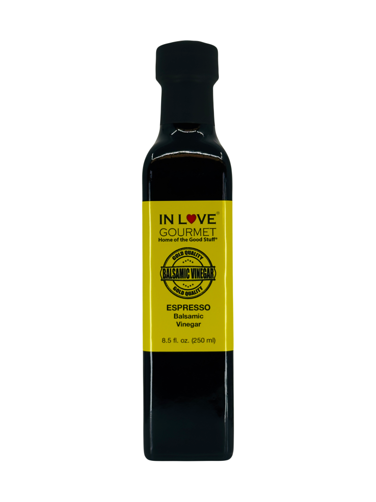 Espresso Balsamic Vinegar 250ML/8.5oz Rich and Savory Cask Aged Espresso Balsamic Vinegar from Modena, Italy