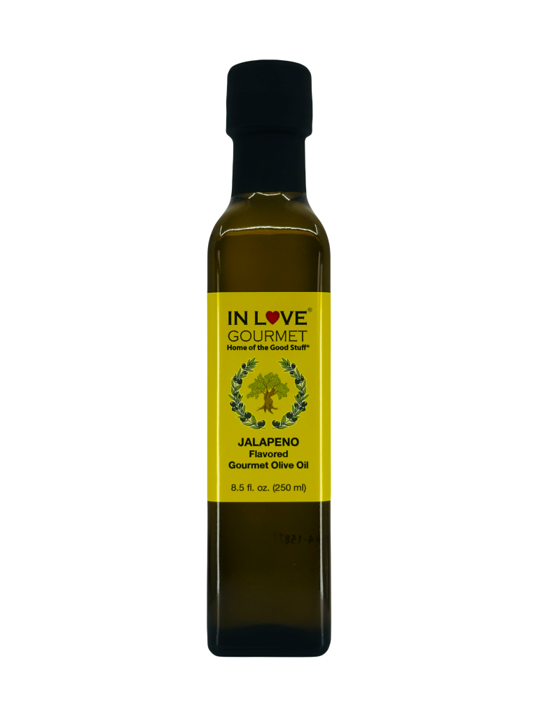 Jalapeno Natural Flavor Infused Olive Oil 250ML/8.5oz Jalapeno Lovers Blend, Spice Up Your Food with Authentic Jalapeno Flavor