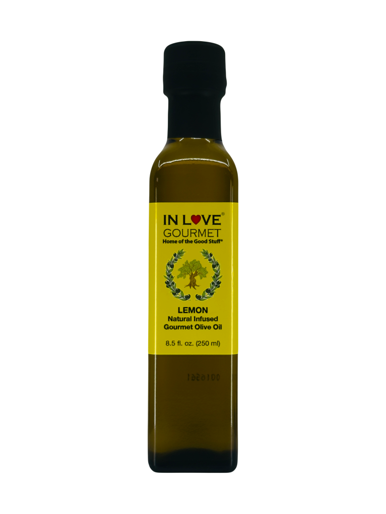 Lemon Natural Flavor Infused Olive Oil 250ML/8.5oz An Excellent Dressing on Fish, Chicken, Salads